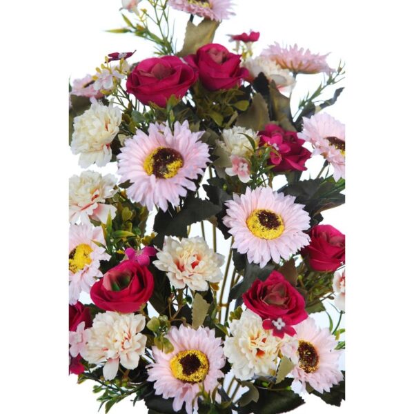 RAMO MARGARITAS Y ROSAS ARTIFICIAL 48CM - Imagen 6