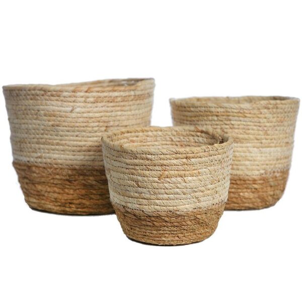 XY0702_0 MACETERO DE YUTE X 3 - Imagen 1