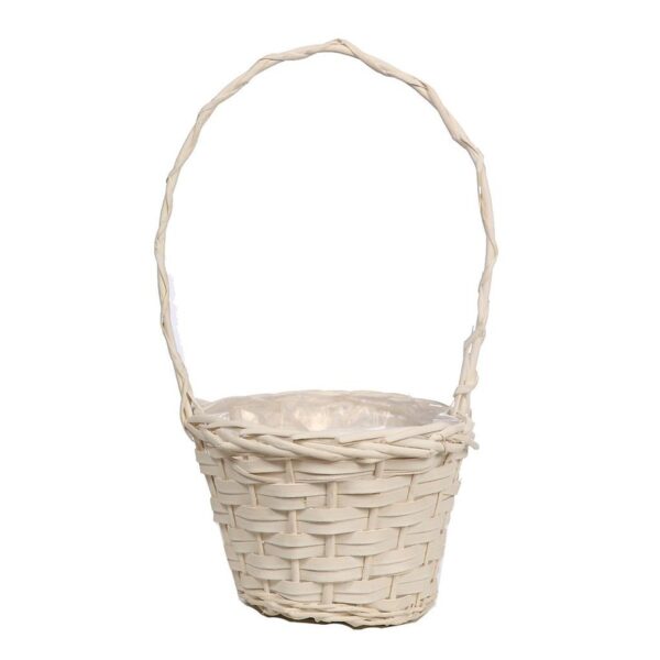 CESTA MIMBRE ASA ALTA 22CM - Imagen 1