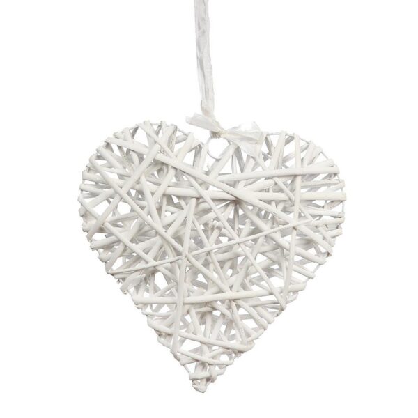 CORAZON LAZO MIMBRE 30CM - Imagen 1