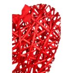 CORAZON LAZO MIMBRE 30CM - Imagen 4