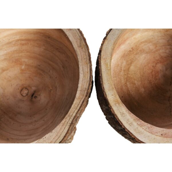 SET 2 PC JARDINERAS TRONCO NATURAL - Imagen 2