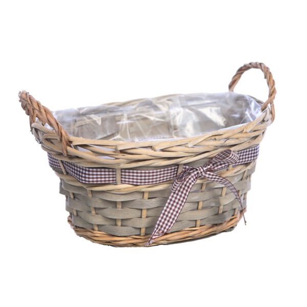 CESTA MIMBRE LAZO 15CM - Imagen 1