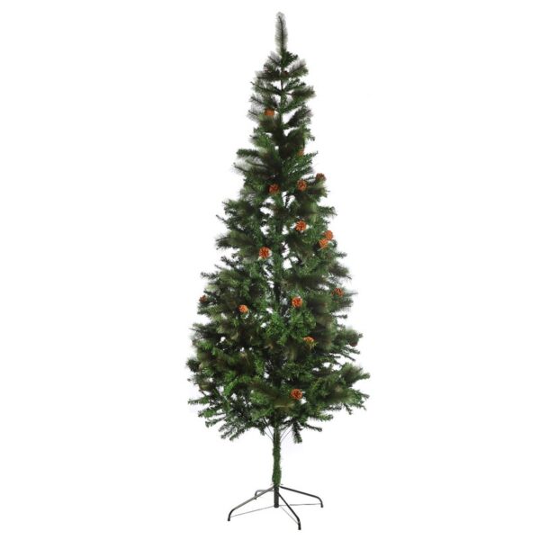 ARBOL ARTIFICIAL NAVIDAD PIÑAS 225CM - Imagen 1