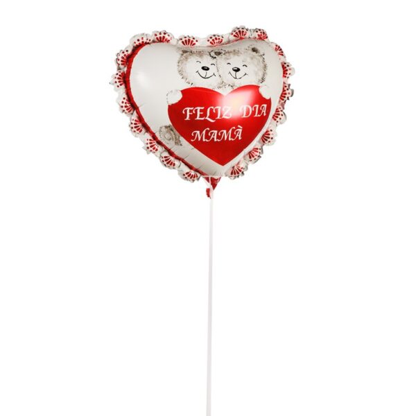 Y0499_0 BOLSA 50 GLOBOS FELICIDADES MAMA 110CM - Imagen 1
