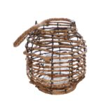 FAROL PARA VELA RAMAS MADERA 27CM