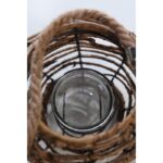 FAROL PARA VELA RAMAS MADERA 27CM - Imagen 2