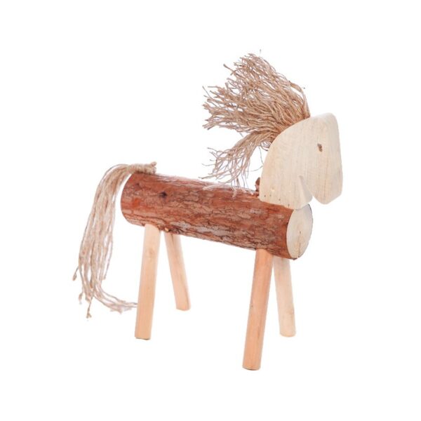 CABALLO DECORATIVO TRONCO 40CM - Imagen 1