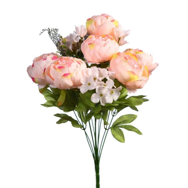 RAMO PEONIAS Y ASTER 50CM - Imagen 1