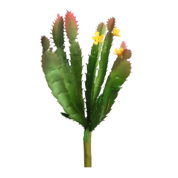 CACTUS MINI FLOR ARTIFICIAL 17CM - Imagen 1