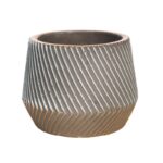 MACETA CERAMICA LINEAS 7CM