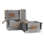 CAJA VINTAGE FLOWER X 3