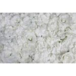 PLACA ROSAS Y HORTENSIAS ARTIFICIAL 60X40CM