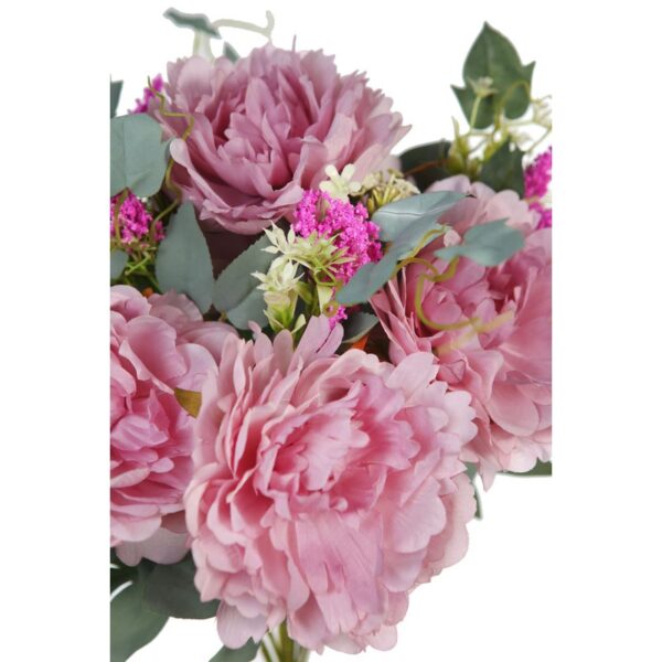 BOUQUET PEONIAS ARTIFICIAL 45CM - Imagen 2