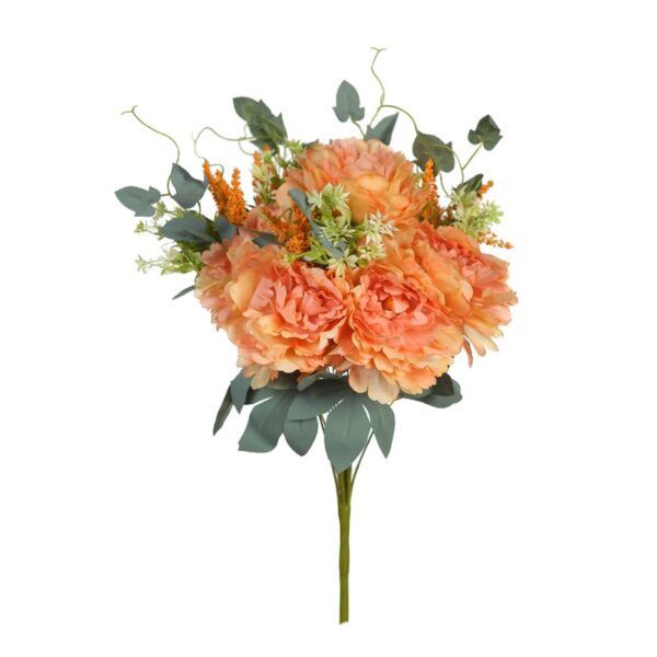 BOUQUET PEONIAS ARTIFICIAL 45CM - Imagen 3