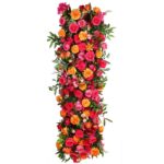 PANEL DE FLORES ARTIFICIALES 150X40CM