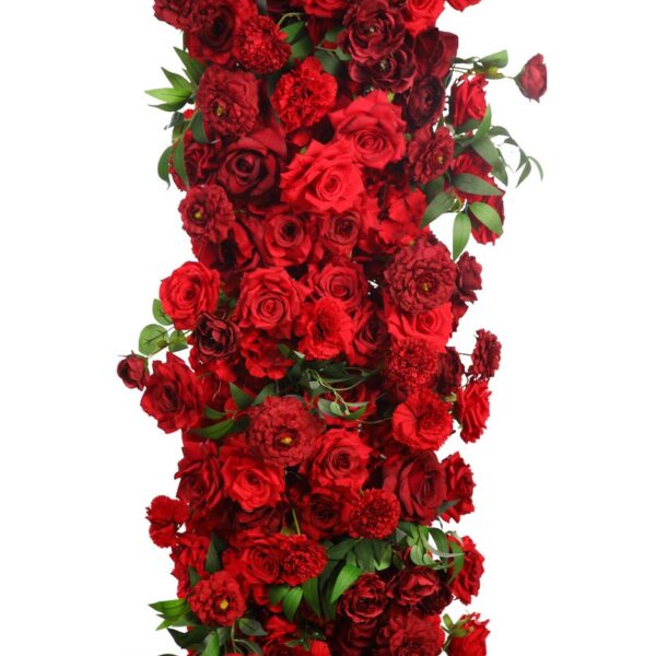 PANEL ROSAS ROJAS 200X40CM - Imagen 1