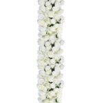 PANEL ROSAS BLANCAS 200X40CM