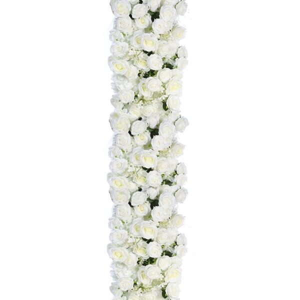 Y0844_0 PANEL ROSAS BLANCAS 200X40CM - Imagen 1