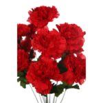 RAMO DE CLAVELES X 12 ARITFICIAL 50CM - Imagen 2