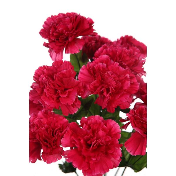 RAMO DE CLAVELES X 12 ARITFICIAL 50CM - Imagen 8